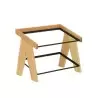 Cal-Mil Sydney 12 x 20 - 2 Tier Merchandiser - Oak