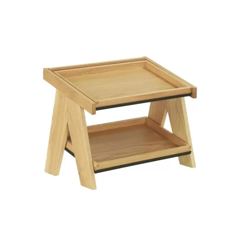 Cal-Mil Sydney 12 x 20 - 2 Tier Merchandiser - Oak Cal-Mil Sydney 12 x 20 - 2 Tier Merchandiser - Oak