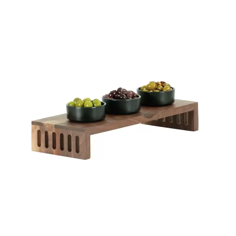 Cal-Mil Sydney 18 x 7 x 3 Riser Display - Walnut Cal-Mil Sydney 18 x 7 x 3 Riser Display - Walnut