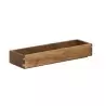 Cal-Mil Sydney 20 x 6 x 3 Wooden Shallow Tray - Walnut