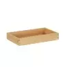 Cal-Mil Sydney 12 x 20 x 3H Wooden Shallow Tray - Oak