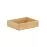 Cal-Mil Sydney 10 x 12 x 3 Wooden Shallow Tray - Oak