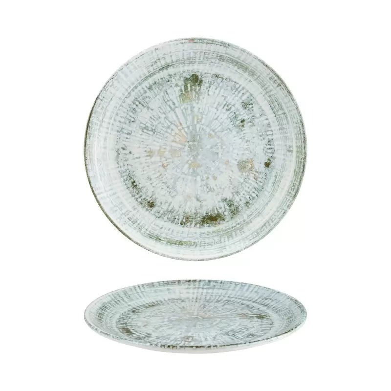 TURGLA ODTOLGRM25DZ Turgla Bone China Odette dia.10" Round Decorate...