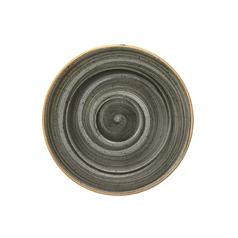 TURGLA ASCRIT01CT Turgla Bone China Space dia.6.25" Round Grey Porc... TURGLA ASCRIT01CT Turgla Bone China Space dia.6.25" Round Grey Porc...