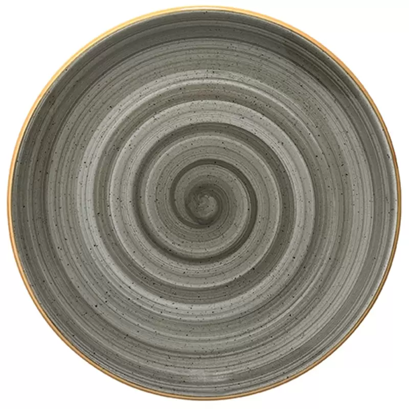 TURGLA ASCGRM30DZ Turgla Bone China Space dia.12" Round Grey Porcel... TURGLA ASCGRM30DZ Turgla Bone China Space dia.12" Round Grey Porcel...