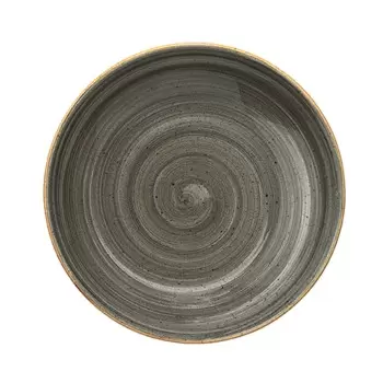 TURGLA ASCGRM20CK Turgla Bone China Space dia.8" h:1.5" 17 oz. Roun...
