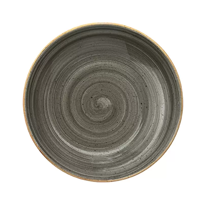 TURGLA ASCGRM20CK Turgla Bone China Space dia.8" h:1.5" 17 oz. Roun...