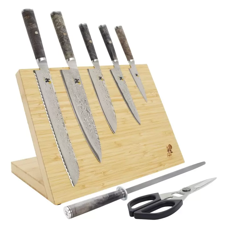 MIYABI BLACK 5000MCD67 8-pc Block Set MIYABI BLACK 5000MCD67 8-pc Block Set