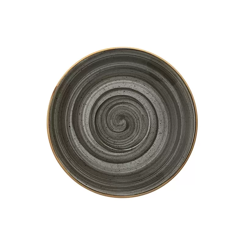 TURGLA ASCGRM01KT Turgla Bone China Space dia.5" Round Grey Porcela... TURGLA ASCGRM01KT Turgla Bone China Space dia.5" Round Grey Porcela...