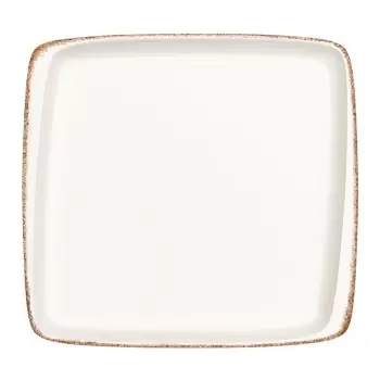 TURGLA E100MOV34KR Turgla Bone China Retro 10.5" x 10" Square Decor...