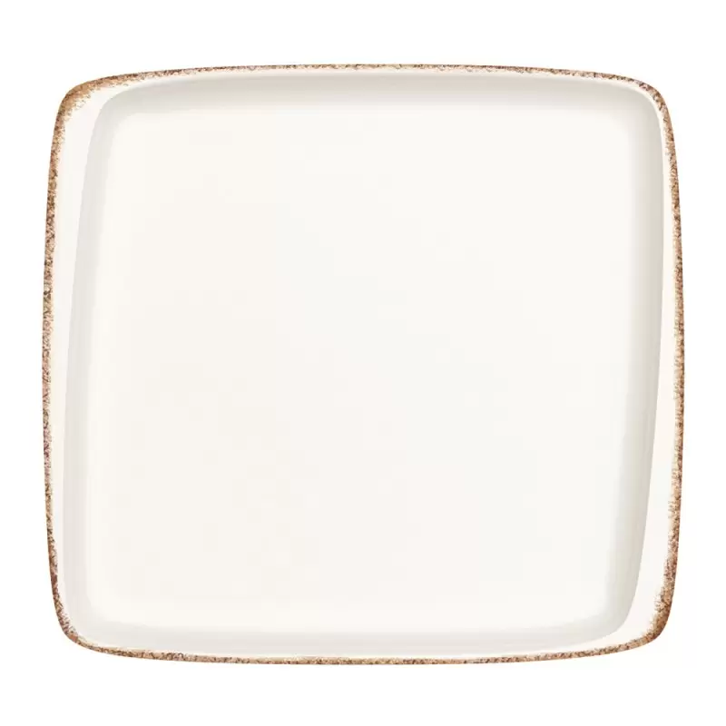 TURGLA E100MOV34KR Turgla Bone China Retro 10.5" x 10" Square Decor...