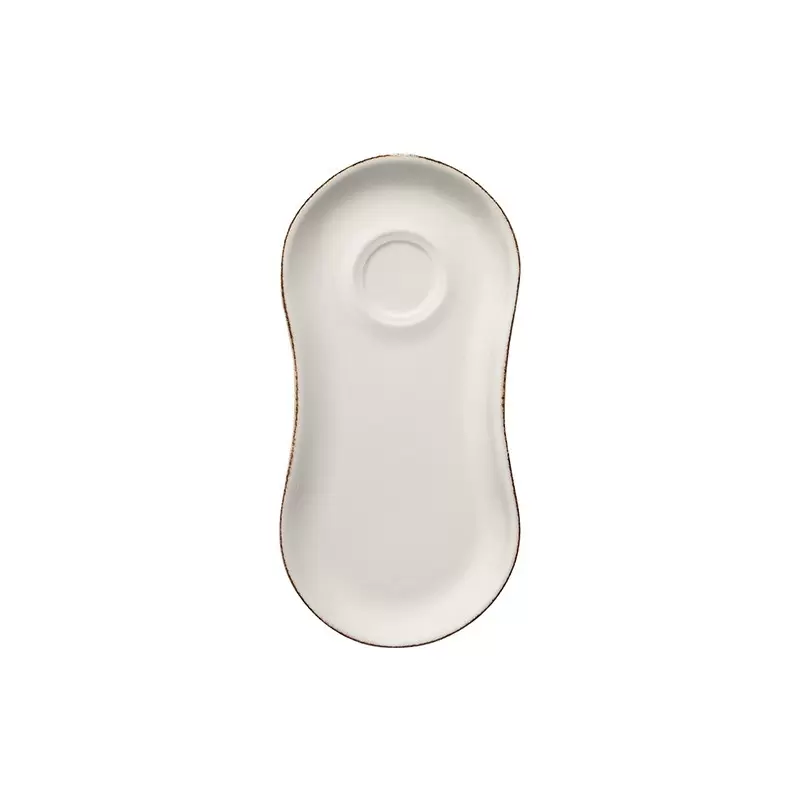 TURGLA E100GRM01STB Turgla Bone China Retro 10" x 4.75" Oval Decora...
