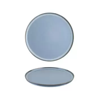 TURGLA SKYHYG28DZ Turgla Bone China Sky dia.11" Round Blue Porcelai...
