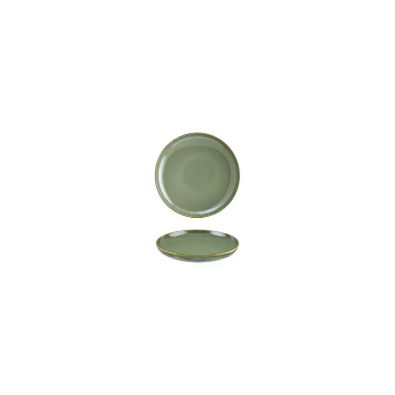 TURGLA SAGHYG28CK Turgla Bone China Sage dia.10.75" h:2.25" Round G... TURGLA SAGHYG28CK Turgla Bone China Sage dia.10.75" h:2.25" Round G...
