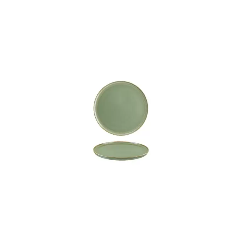 TURGLA SAGHYG16DZ Turgla Bone China Sage dia.6.25" Round Green Porc...