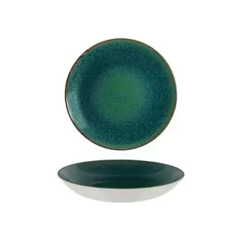 TURGLA OMRBLM23CK Turgla Bone China Mar dia.9" h:2" 34 oz. Round Bl...