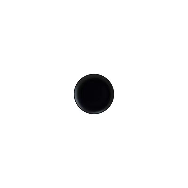 TURGLA NOTGRM30DZ Turgla Bone China Notte dia.12" Round Black Porce...
