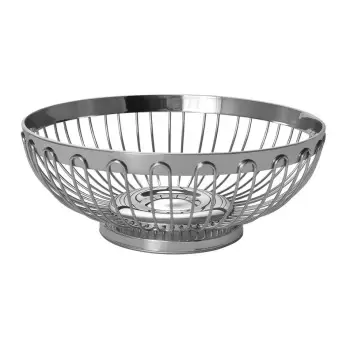 Degrenne Accessories Oval Bread Basket 24 x 17cm - Ø24 x 17 cm - - h 7.5 cm - Ø9'' 7/16 x 6'' 11/16 - h 2'' 15/16