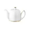 Degrenne 243794 Degrenne Salam Gold Tea Pot 4 Cups White & Gold Bod...