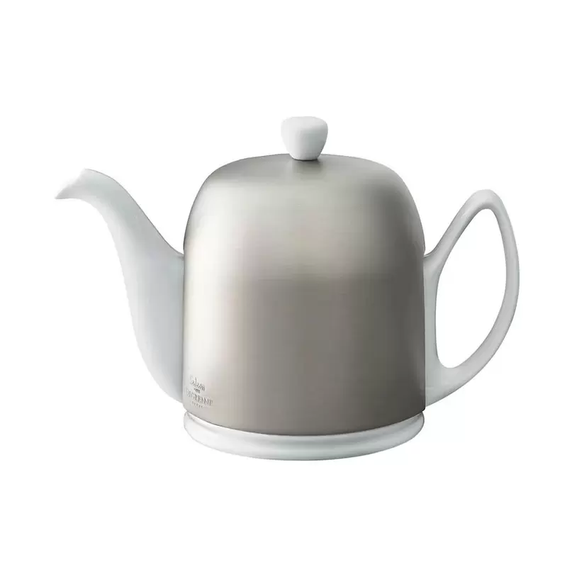 Degrenne Salam Color Zinc Salam Tea Pot 6 Cups with Zinc Color Lid - h13.1 cm - h 5''3/16 - 100cl - 33 oz 13/16 Degrenne Salam Color Zinc Salam Tea Pot 6 Cups with Zinc Color Lid - h13.1 cm - h 5''3/16 - 100cl - 33 oz 13/16
