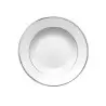 Degrenne 190053 Degrenne Galon Platine Round Soup Plate 22.5 cm - 2...
