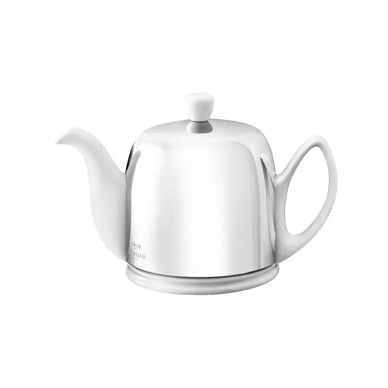 Degrenne 211988 Degrenne Salam White Salam Tea Pot 4 Cups - h11.1 c... Degrenne 211988 Degrenne Salam White Salam Tea Pot 4 Cups - h11.1 c...