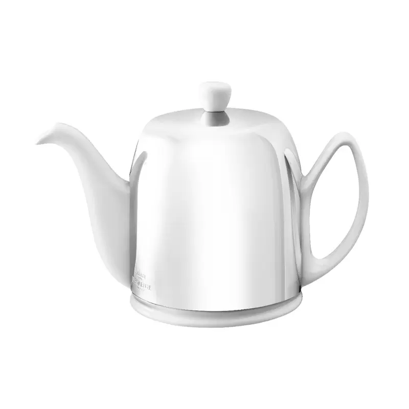 Degrenne 211989 Degrenne Salam White Salam Tea Pot 6 Cups - h13.1 c... Degrenne 211989 Degrenne Salam White Salam Tea Pot 6 Cups - h13.1 c...