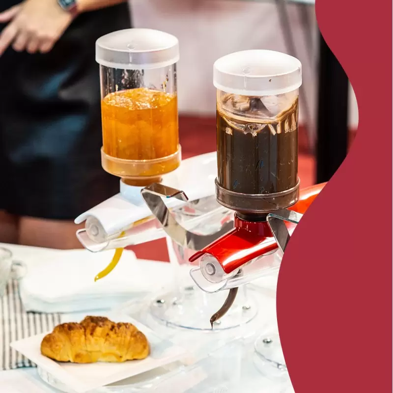 Pastry Chef's Boutique PCB003 N Stainless Steel Base Jam or Custard...