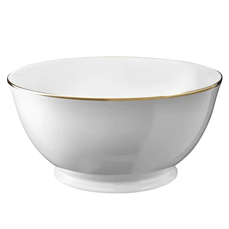 Degrenne 241098 Degrenne Galon Or Round Salad Bowl 26 cm - 10in 1/4