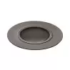 Degrenne 230941 Degrenne Bahia Basalte Round Gourmet Plate 26 cm - ...