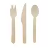 PacknWood Wooden Cutlery Kit - 288 pcs