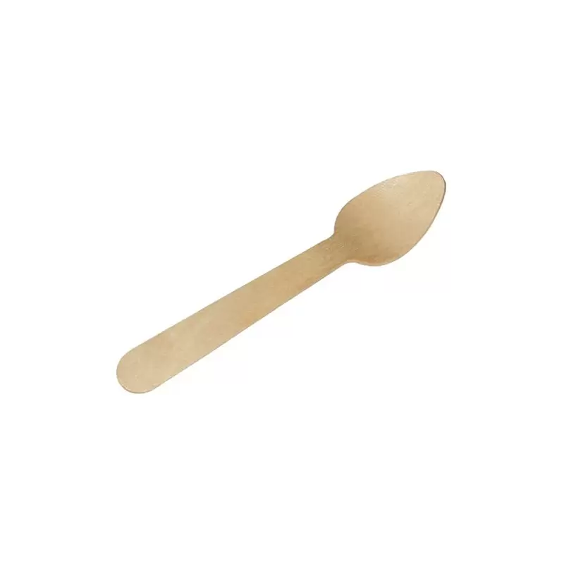 PacknWood Mini Wooden Spoon - 4.33'' - 576 Pcs - 576 pcs