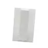 PacknWood White Kraft Bag With Window Greaseproof - 11 x 7.1 x 2.8'' - 1000 pcs