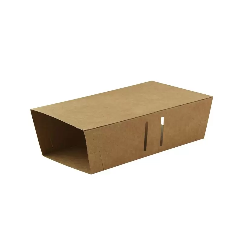 PacknWood Sleeve For Kraft Snack Tray 210Snak - 8.5 x 3.5 x 2'' - 500 Pcs - 500 pcs PacknWood Sleeve For Kraft Snack Tray 210Snak - 8.5 x 3.5 x 2'' - 500 Pcs - 500 pcs