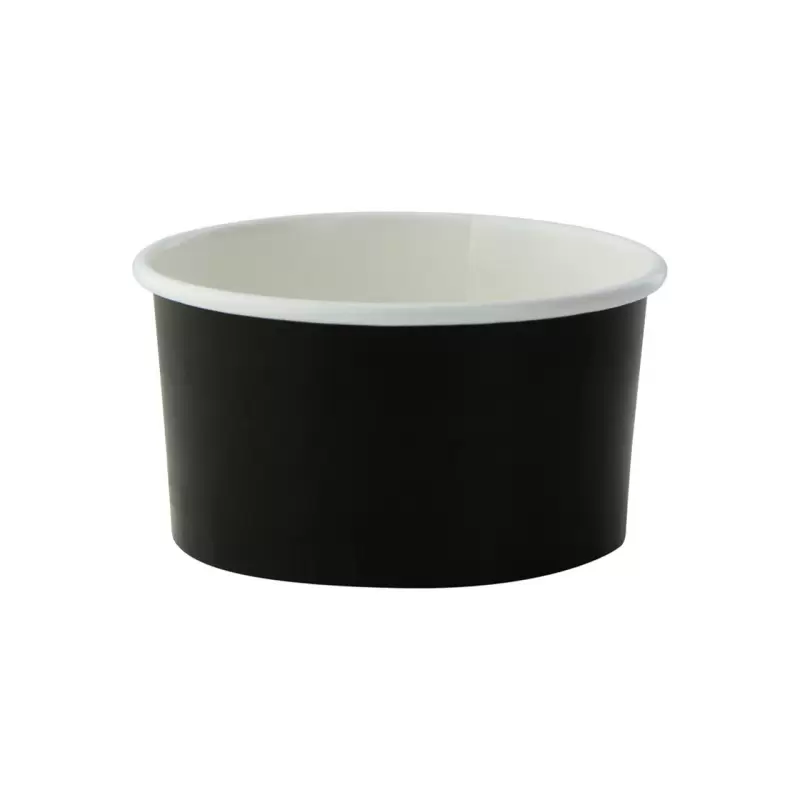 PacknWood 210Poc151N - Black Paper Dessert Cup - 5 Oz Diam.3.1'' - 1000 Pcs PacknWood 210Poc151N - Black Paper Dessert Cup - 5 Oz Diam.3.1'' - 1000 Pcs