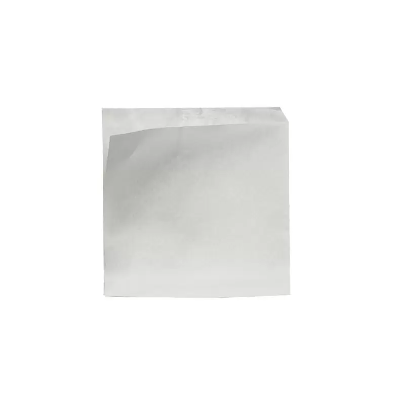 PacknWood White Kraft Bag Opens 2 Sides Greaseproof - 6.5 x 6.5'' - 1000 pcs PacknWood White Kraft Bag Opens 2 Sides Greaseproof - 6.5 x 6.5'' - 1000 pcs