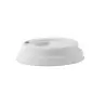 PacknWood White Sugarcane Fiber Coffee Cup Lid With Hole - Diam.2.44'' - 2000Pcs - 2000 pcs