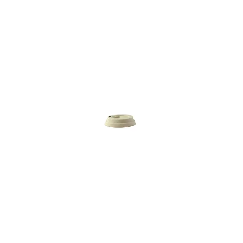 PacknWood Brown Sugarcane Coffee Lid For 4Oz - Diam.2.44'' - 2000 pcs PacknWood Brown Sugarcane Coffee Lid For 4Oz - Diam.2.44'' - 2000 pcs