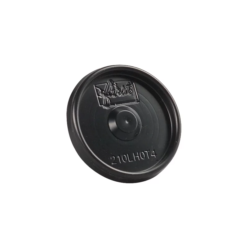 PacknWood Ps Flat Black Lid Without Hole - Diam.2.44'' - 1000 pcs PacknWood Ps Flat Black Lid Without Hole - Diam.2.44'' - 1000 pcs