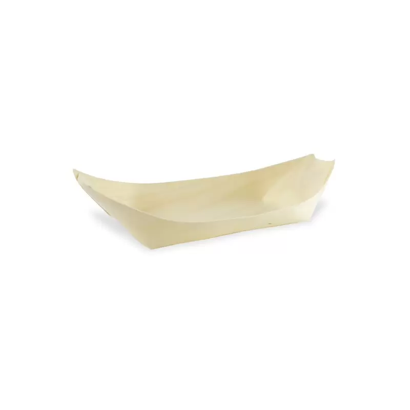 PacknWood Medium Wooden Boats - 3.5 Oz 5 x 3 x 1.3'' - 2000 Pcs PacknWood Medium Wooden Boats - 3.5 Oz 5 x 3 x 1.3'' - 2000 Pcs