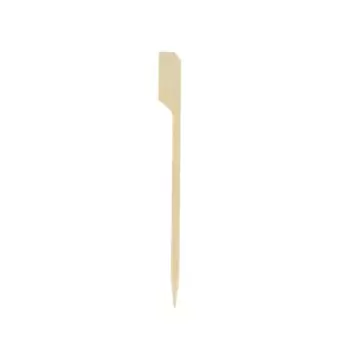 PacknWood 209BBTG106 PacknWood Bamboo Paddle Pick - 4.1'' - 2000 Pcs
