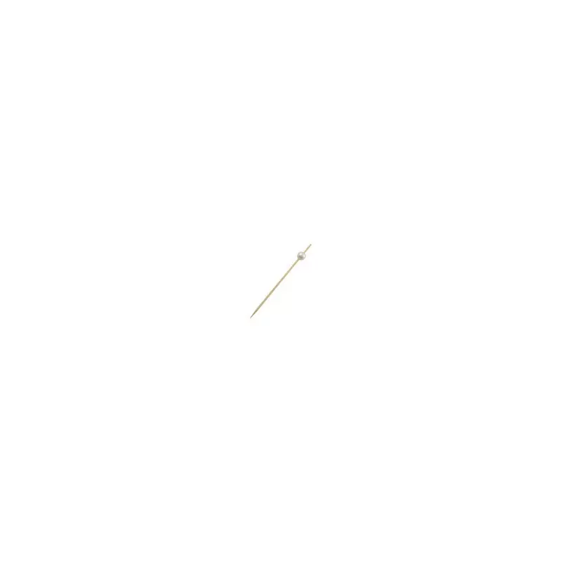 PacknWood Bijou Bamboo Pick With While Pearl - 600 pcs PacknWood Bijou Bamboo Pick With While Pearl - 600 pcs