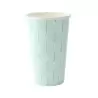 PacknWood Leaf Design Paper Cup - 16oz Diam.3.5'' H:5.4'' - 1000 pcs