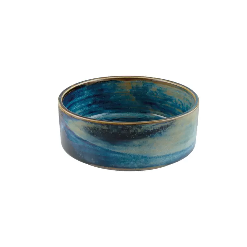 TURGLA SPH8JO Turgla Bone China Sapphire dia.8.25" Round Blue Porce... TURGLA SPH8JO Turgla Bone China Sapphire dia.8.25" Round Blue Porce...