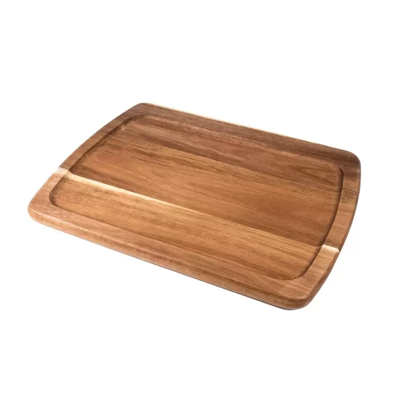 Pastry Chef's Boutique OTT107 Premium Acacia Dishwasher-Safe Wood L...