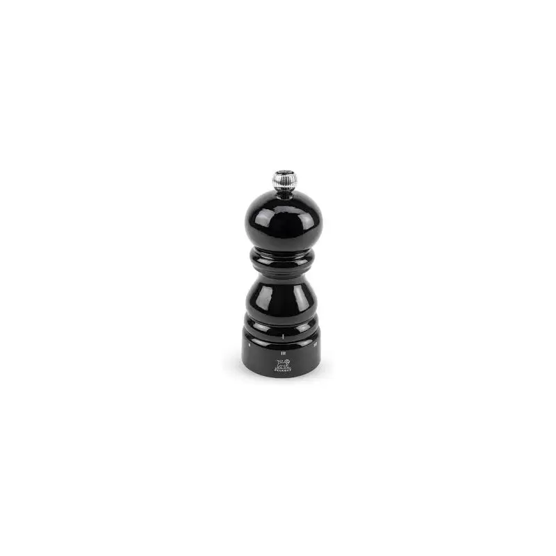 Peugeot Paris Pepper Mill U'Select Wood - Black Lacquered 12 cm Peugeot Paris Pepper Mill U'Select Wood - Black Lacquered 12 cm