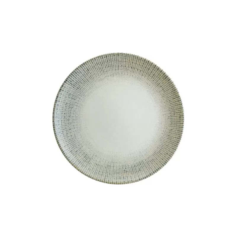 TURGLA S-MT-SWYGRM25DZ Turgla Bone China Sway dia.10" Round Decorat...