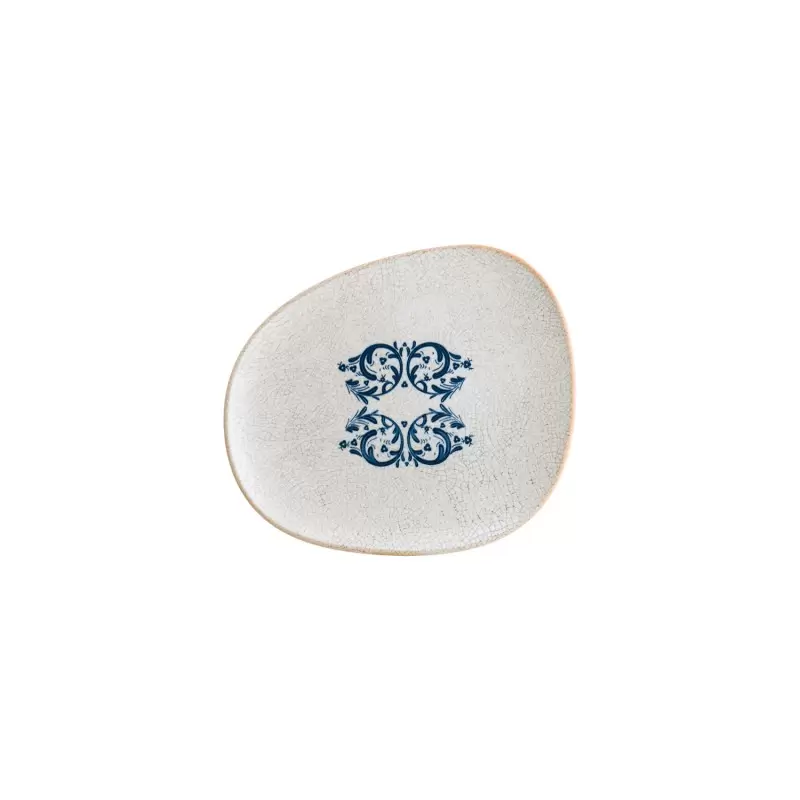 TURGLA S-MT-VIEMDVAO24DZ Turgla Bone China Viento 9.5" x 7.5" Organ...