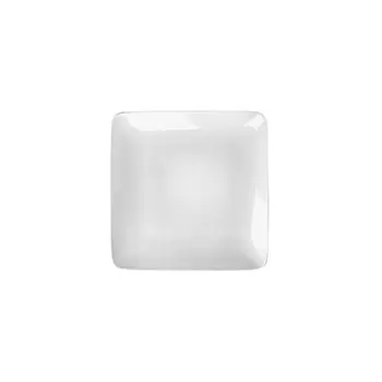 Degrenne 207123 Degrenne Modulo White Square Bread & Butter Coupe P...