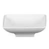 Degrenne 136503 Degrenne Modulo White Square Bowl. Footed Coupe - 8...
